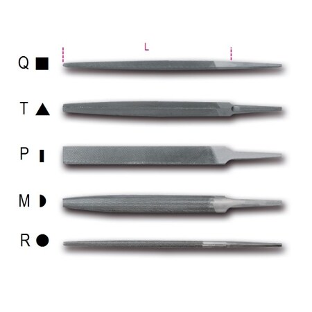 Beta Second Cut File, 8" 017180033