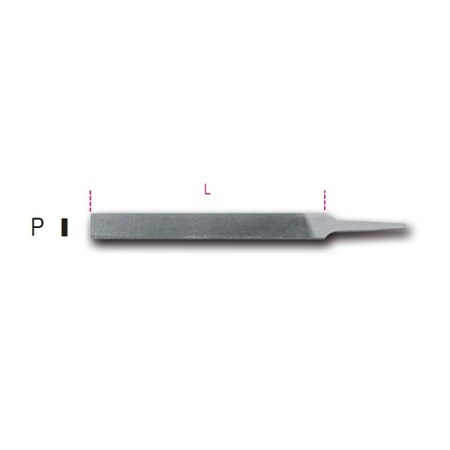 Beta Second Cut File, 10" 017180045