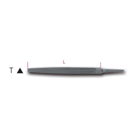 Beta Second Cut File, 6" 017180023