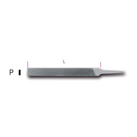 Beta Bastard Cut File, 8" 017180135