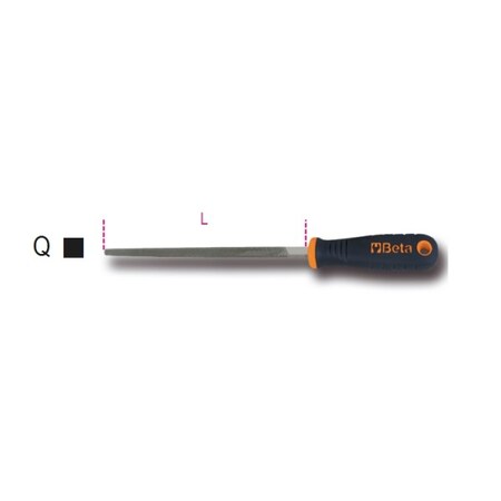 Beta Second Cut File, 6" 017190021