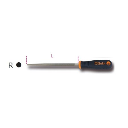 Beta Second Cut File, 6" 017190029