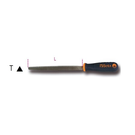 Beta Bastard Cut File, 6" 017190193