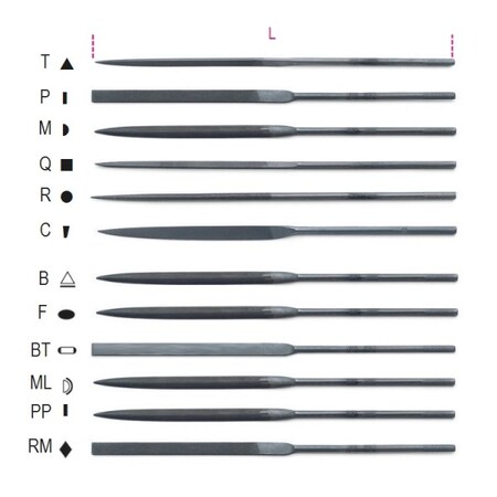 Beta B-Needle File, 6" 017200005
