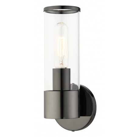 Livex Lighting Black Chrome ADA Single Sconce, 1 Light 17281-46