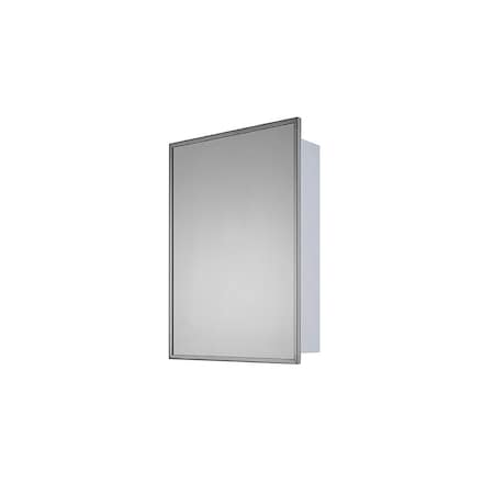 Ketcham 16" x 22" Deluxe Surface Mounted SS Framed Medicine Cabinet 172-SM