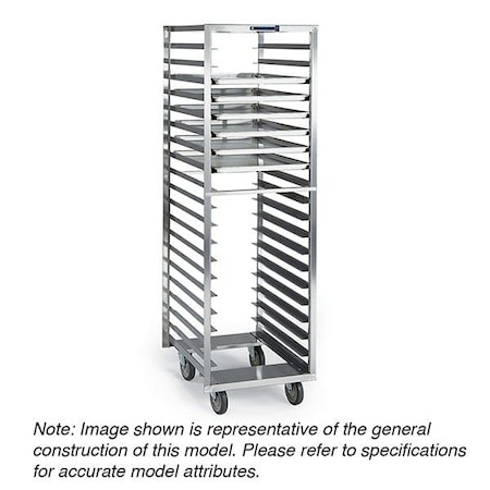 Lakeside Stainless Steel Narrow Opening Pan Rack - Holds (12) 18"x26" Trays 183