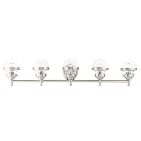 Livex Lighting Brushed NickelVanity Sconce, 5 Light 17415-91