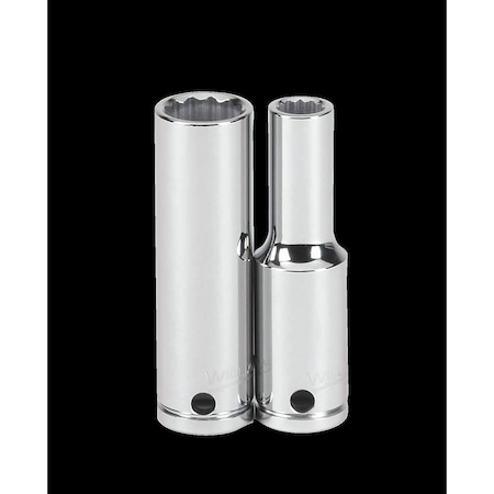 Williams 1/2" Drive, 1-3/16" SAE Socket, 12 Points, Deep , 1-3/16, 1/2" Dr. 32438-TH