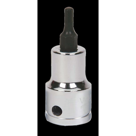 Williams 3/8" Dr, 3/16" Size, SAE Hex Bit Socket, 6 Pts, Overall Length: 1-27/32" 35103-TH