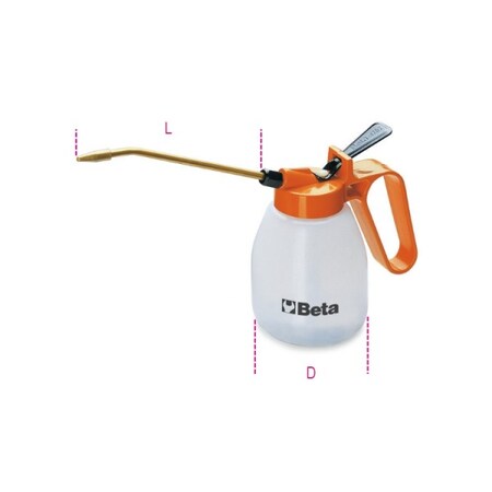 Beta Plastic Pressure Can, Rigid, 200cc 017520002