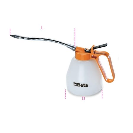 Beta Metal Pressure Oil Can, 700cc 017530007