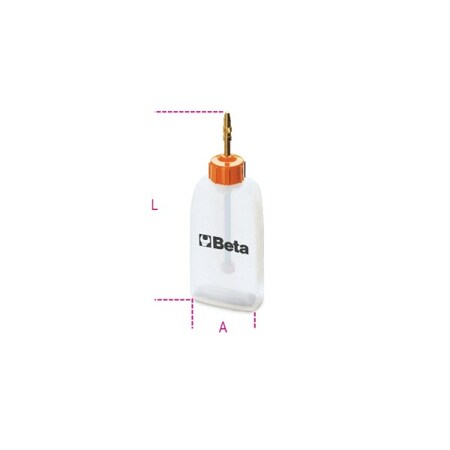 Beta Plastic Oil Bottle, Retract Spout, 30cc 017550003