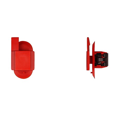 Disco Red Nyln Moulding Retainers 17mmX24mm Top Hd 10mm Stem PK10 17588PK