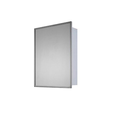 Ketcham 20" x 26" Deluxe Surface Mounted SS Framed Medicine Cabinet 176-SM