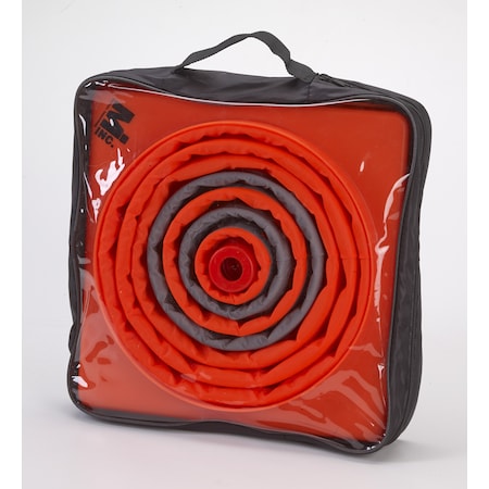 Mutual Industries Collapsible Traffic Cone, Nylon, 11 inch Height, 4 inch Length, 9 pounds, Orange 2 PK 17714-2-28