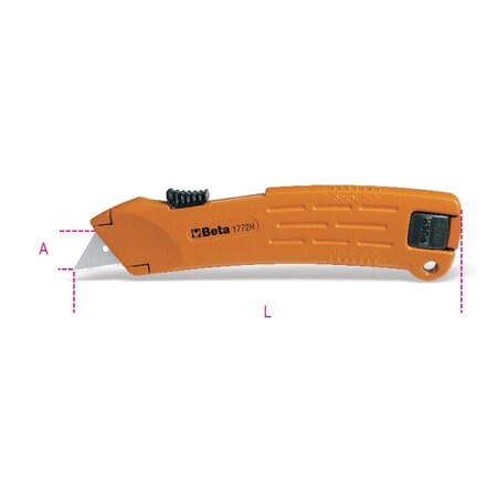 Beta Safety Utility Knife 017720029