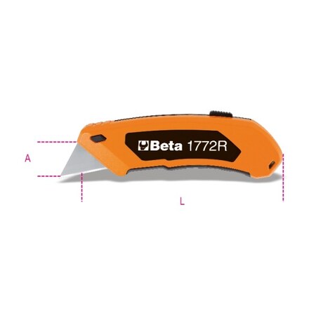 Beta Utility Knife Retractable Blade 017720006