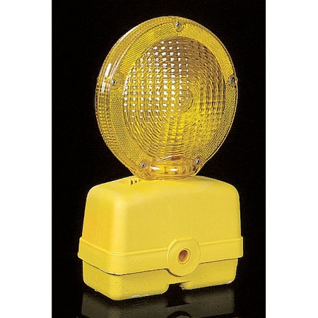 Mutual Industries Traffic Barricade Flasher with 7" Polish, 4 Inch W, 13 Inch H 17739