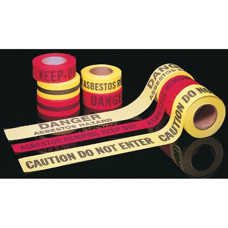 Mutual Industries Repulpable Tape Cotton Yellow, 3" W x 45 yd. L 17771-41-3000