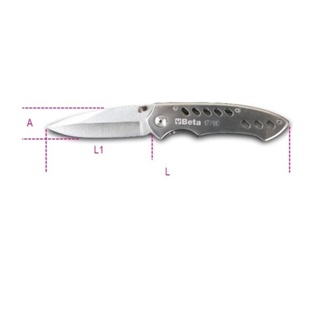 Beta Foldaway Knife, Stainless 017780060