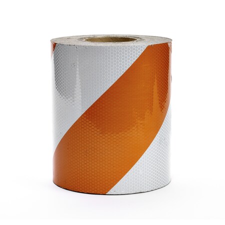 Mutual Industries Super Engineering Grade Reflective Barri, Plastic, 12 Inch Height, 8 in Length, 18 pounds 17795-0-1200