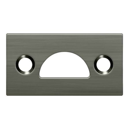 Deltana Mortise Strike, Solid Brass Antique Nickel 178MSTU15A