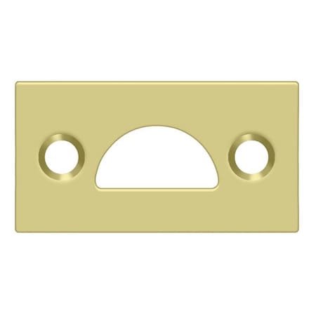 Deltana Mortise Strike, Solid Brass Bright Brass 178MSTU3