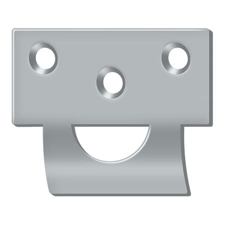 Deltana Universal Strike, Solid Brass Satin Chrome 178USTU26D
