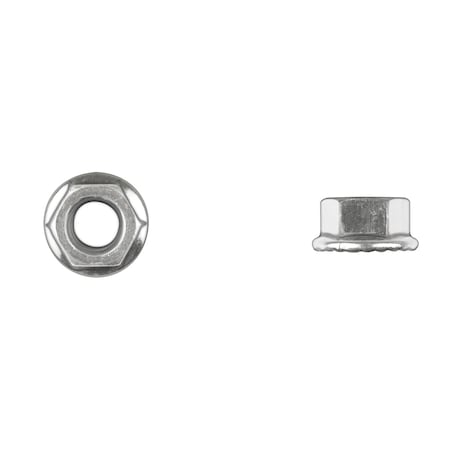 Disco Lock Nut, M10-1.50, Class 10, Bright Zinc Plated, 25 PK 17946PK