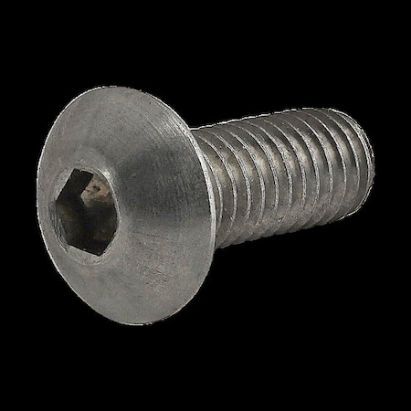 80/20 M5-0.80 Socket Head Cap Screw, Button, Plain Stainless Steel, 12 mm Length 17-5312