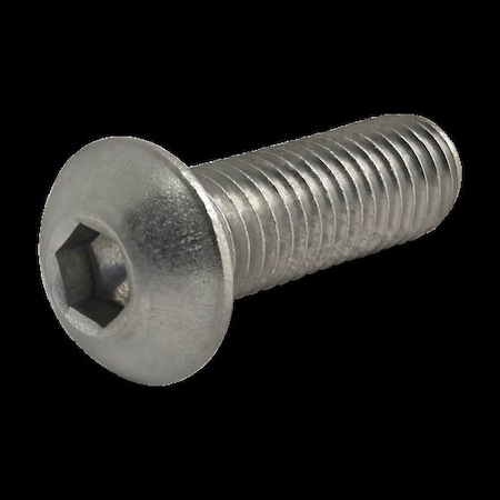 80/20 M8-1.25 Socket Head Cap Screw, Button, Plain Stainless Steel, 25 mm Length 17-8325