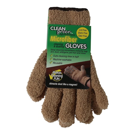 Master Mfg Microfiber Cleaning Gloves, One Siz, PK6 18040CS
