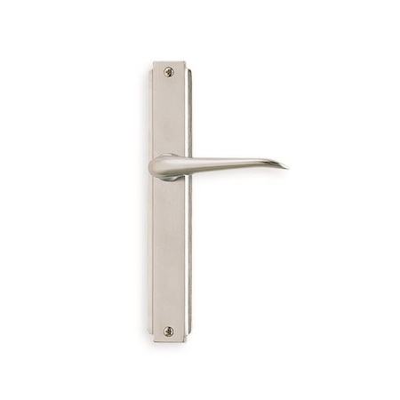 Omnia Lever 18000 Plate Single Dmy LH Narrow Plate Lock Satin Chrome 42 18042/00L.SD3