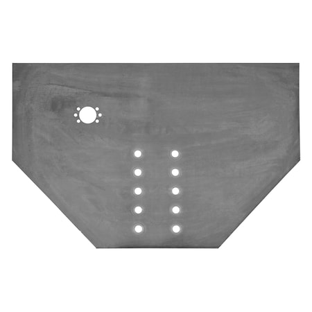 Buyers Products Fabricator's Hitch Plate 1 x 34-1/2 x 22-1/2 Inch 1809029