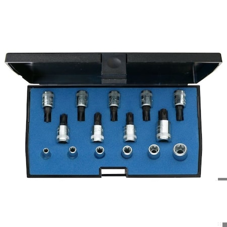 Gedore Screwdriver Bit Socket Set, 1/4", 15 pcs. ITX 20 TX-015