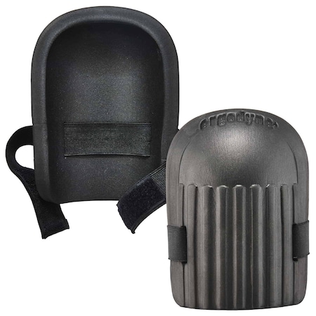 Ergodyne Black Short Cap Light Duty Knee Pads, PR 200