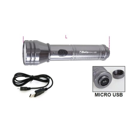 Beta Flashlight Beta LED High-Brightness Flashlight 018340075 | Zoro