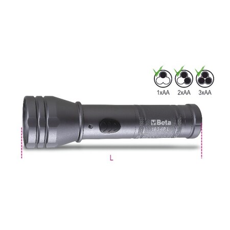 Beta LED High-Brightness Flashlight, AA 018340325