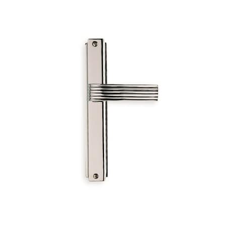 Omnia Lever 18000 Plate Single Dmy LH Narrow Plate Lock Bright Chrome 362 18362/00L.SD2