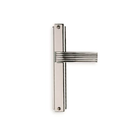 Omnia Lever 18000 Plate Pass 238BS Narrow Plate Lock Bright Chrome 362 18362/238F.PA2