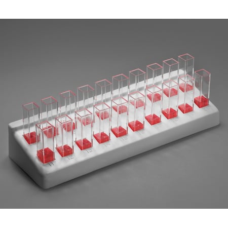 Bel-Art Bel-Art Spectro Cuvette Rack: For 10mm Cuvettes, 20 Places F18515-0000