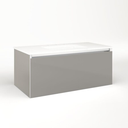 Robern Cartesian, 36X15X18, Plumb Silver Screen VM36H2D18P25N