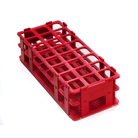 Sp Bel-Art No Wire Red PP Test Tube Racks, Places: F18746-0003