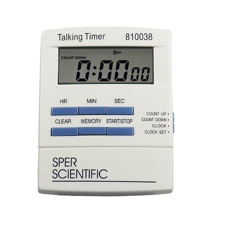 Sper Scientific Talking Lab Countdown Timer 810038