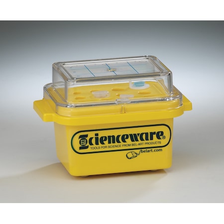 Bel-Art Cryo-Safe Mini Cooler: -15 Deg. C, 0.5, 1.5 or 2.0ml Tubes, 12 Places F18846-0020