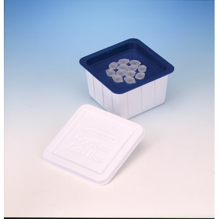 Bel-Art Bel-Art Cryo-Safe Cold Box: For 1.5ml Tubes, 12 Places, 4.6x4.6x2.8" F18847-0002