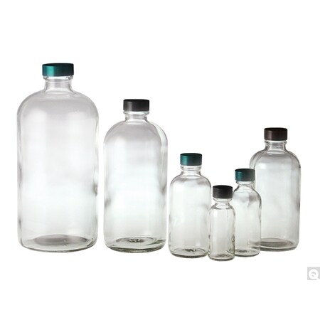 Qorpak Bottle Nm 32oz Boston Round Clear GLC-01217