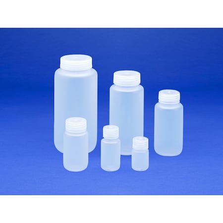 Qorpak Natural Wide Mouth PP Boston Round, 28mm PP Linerless Leak-Proof, PK72 249445