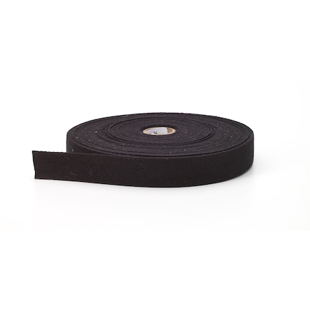 Pearl Twill Tape, 1 In Wide, 36 Yds, Black 1900-9999-1-36